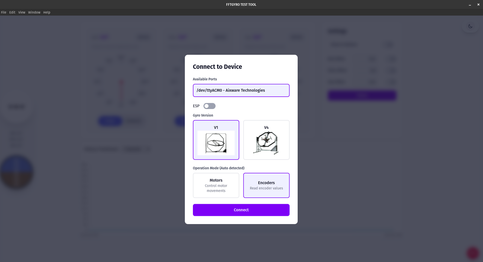 Connection Modal